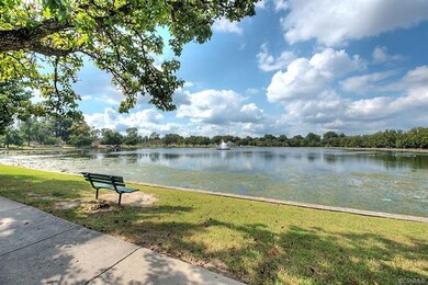 Across from Byrd Park lake and fountain.