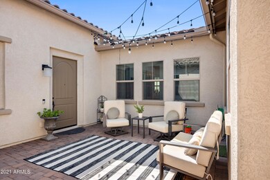 Exterior courtyard