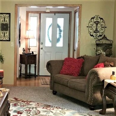 Light filled entry is ultra welcoming. Large closet