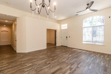 Front living area with Bedroom to the left