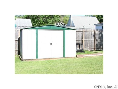 Backyard storage shed
