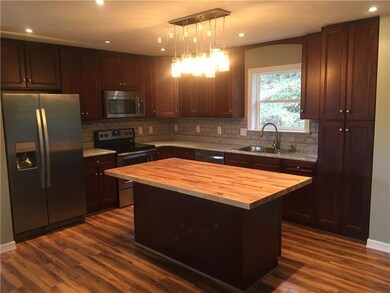 Brand new kitchen with granite countertops