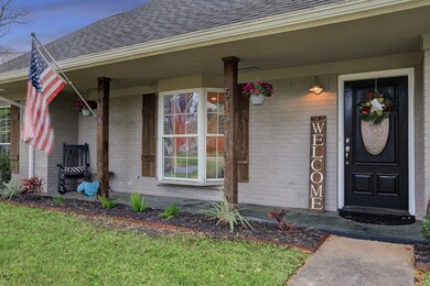 Welcoming front porch.