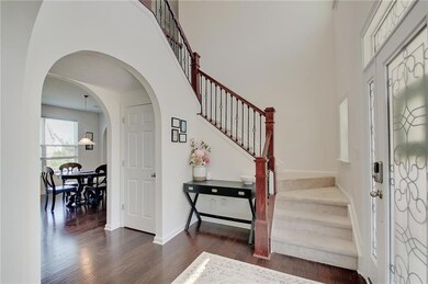 The soaring 2-story entry is just stunning!