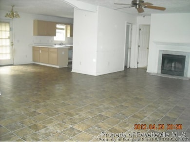 living/dining/kitchen area