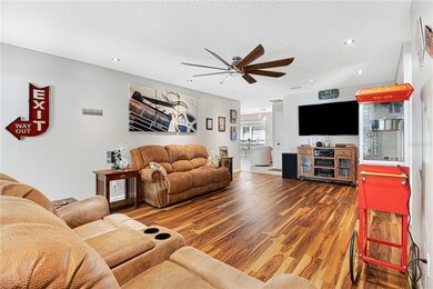 View 2 of living room to the kitchen area