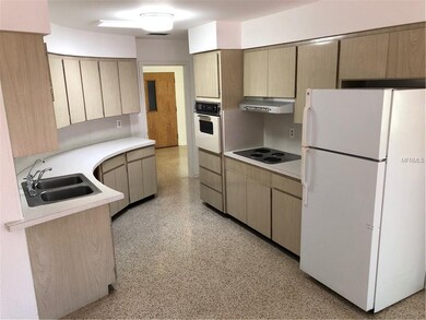 Retro Kitchen is open to family room