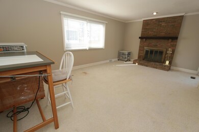 Family Rm with woodburning fireplace