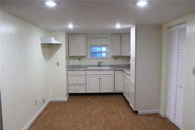 Nice size combination kitchen-dining area with new