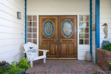 DOUBLE DOOR ENTRY WITH STAINED GLASS