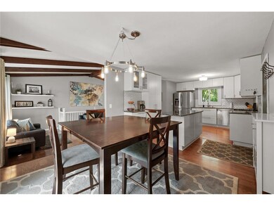 The Dining Area is open to the Living Room and Kit