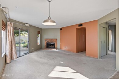 Living Room with Fireplace