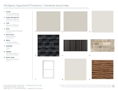 Exterior color scheme