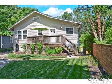 Level, landscaped yard