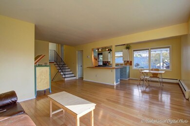 Living Room Opens To Kitchen
