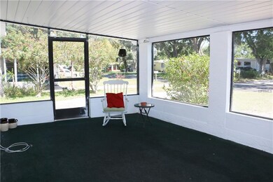 Screened front porch