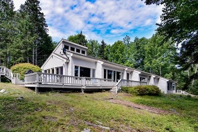From the water side. Large deck...