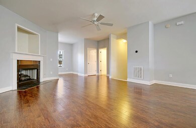 Fireplace in living room