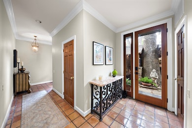 Stylish terrazzo tile floor!