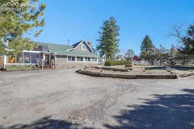 Front of home with circle driveway