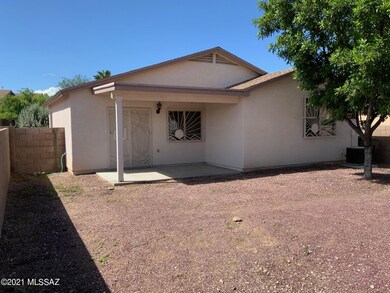 Rear of home