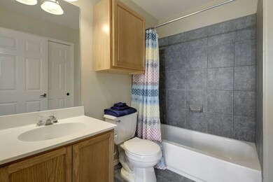 2nd private bathroom with a tub/shower combo and a convenient in-bathroom closet.