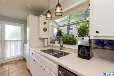 Solid surface countertops.