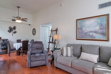 Spacious living room and  dining area