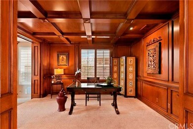 beautifully detailed downstairs office 