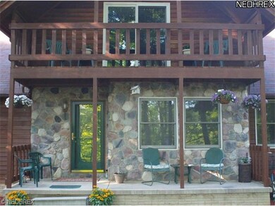 Closeup of front of home