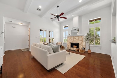Living room featuring healthy amount of natural l