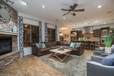 Great Room into Kitchen