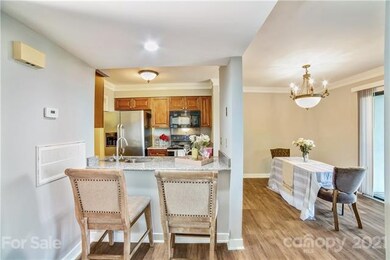 kitchen and dining room view