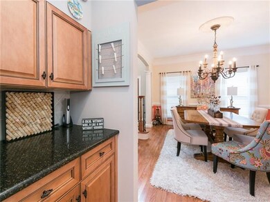 Butlers pantry off dining area