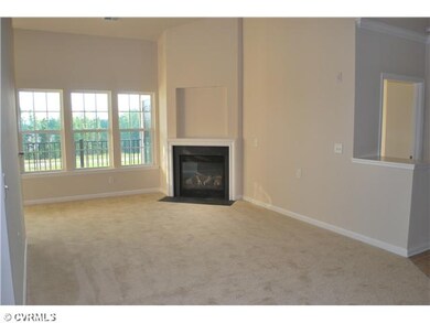 Living Room - Features gas fireplace with niche, r
