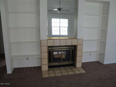 Two way fireplace in Master Bedroom