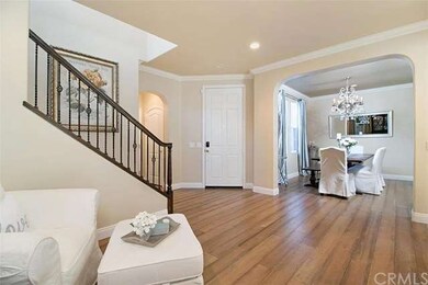 Spacious entry open to the dining room and living 