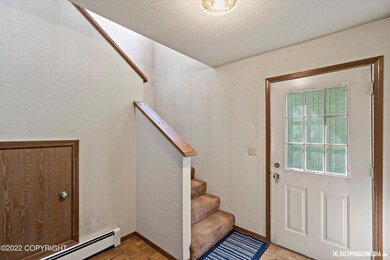 Spacious front entry