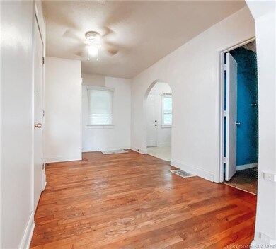 Formal dining room with original hardwood floors!