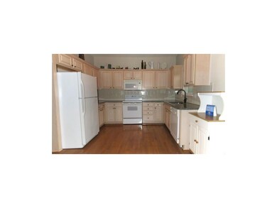 Frige stays! New granite tops, sink, & faucet!