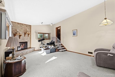 Lower Level Family Room leads to back yard Patio