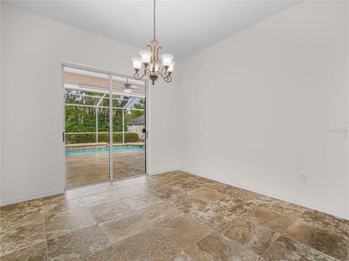 Sliding glass doors lead to lanai