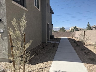View of fenced backyard