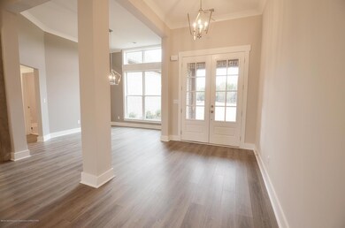 Entry way and dining room
