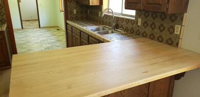 Butcher Block and Tile Counters