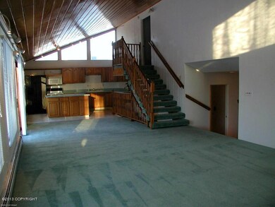 Great room & stairs to top floor.