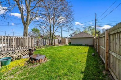 Fenced yard