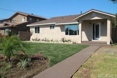 Long paved walkway