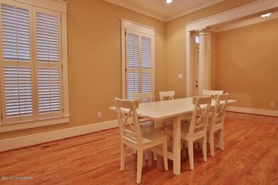 The Entry Foyer and Dining Room