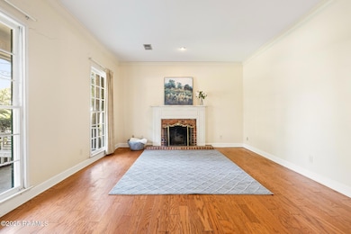 formal living with woodburning fireplace